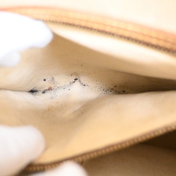 LOUIS VUITTON Logo Looping GM Shoulder Bag Monogram Leather Brown M51145 86FA268 - Picture 6 of 16